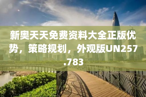 新奥天天免费资料大全正版优势，策略规划，外观版UN257.783