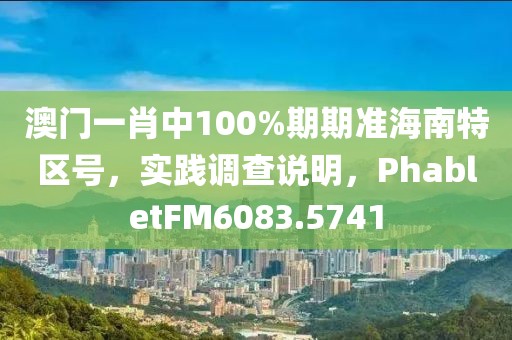 澳门一肖中100%期期准海南特区号，实践调查说明，PhabletFM6083.5741