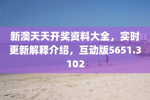 新澳天天开奖资料大全，实时更新解释介绍，互动版5651.3102