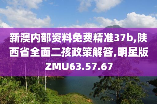 新澳内部资料免费精准37b,陕西省全面二孩政策解答,明星版ZMU63.57.67