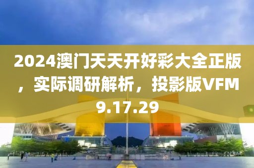 2024澳门天天开好彩大全正版，实际调研解析，投影版VFM9.17.29