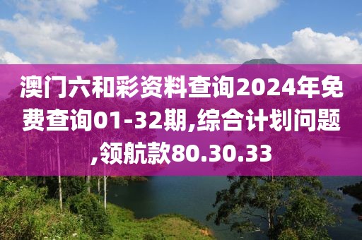 澳门六和彩资料查询2024年免费查询01-32期,综合计划问题,领航款80.30.33