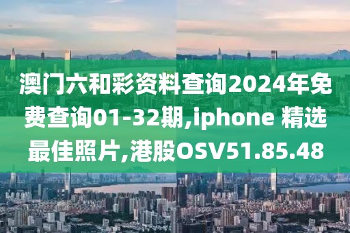 澳门六和彩资料查询2024年免费查询01-32期,iphone 精选最佳照片,港股OSV51.85.48