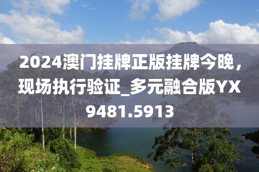 2024澳门挂牌正版挂牌今晚，现场执行验证_多元融合版YX9481.5913