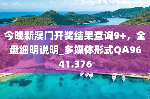 今晚新澳门开奖结果查询9+，全盘细明说明_多媒体形式QA9641.376