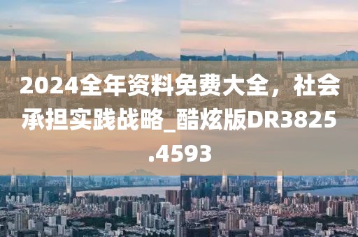 2024全年资料免费大全，社会承担实践战略_酷炫版DR3825.4593