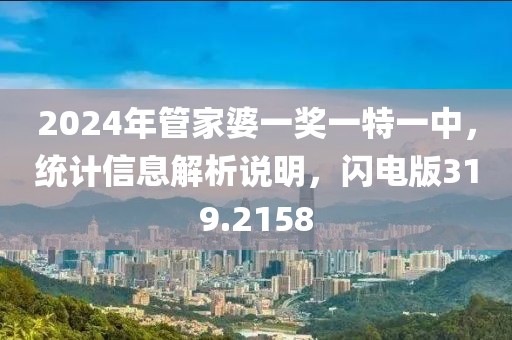 2024年管家婆一奖一特一中，统计信息解析说明，闪电版319.2158