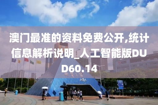 澳门最准的资料免费公开,统计信息解析说明_人工智能版DUD60.14