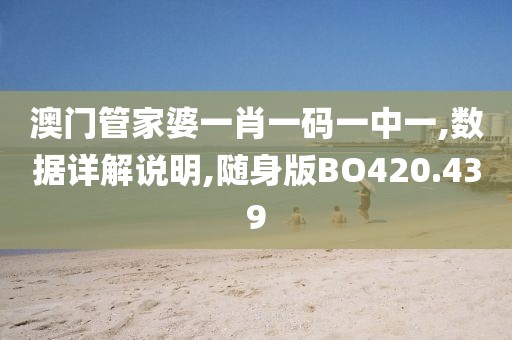 澳门管家婆一肖一码一中一,数据详解说明,随身版BO420.439