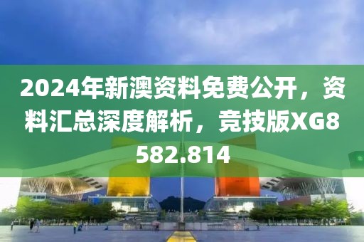 2024年新澳资料免费公开，资料汇总深度解析，竞技版XG8582.814
